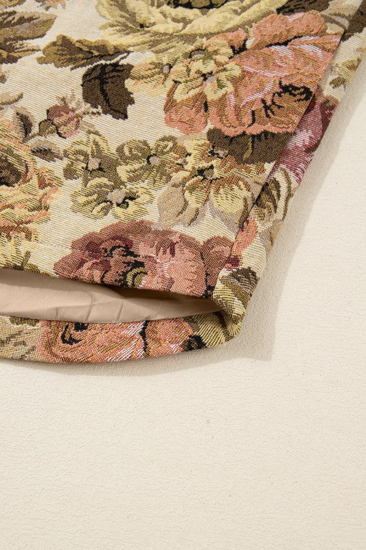 Cardigan en maille fleurie pour femme - Olyane