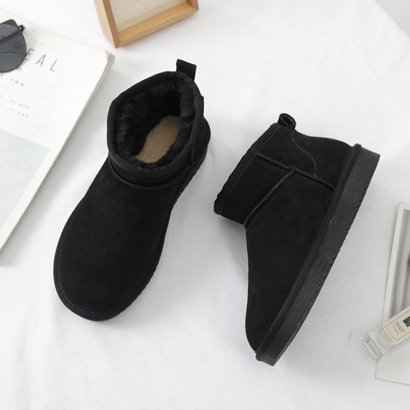 Bottines d'hiver pour femmes en daim avec doublure intérieure - Sophia