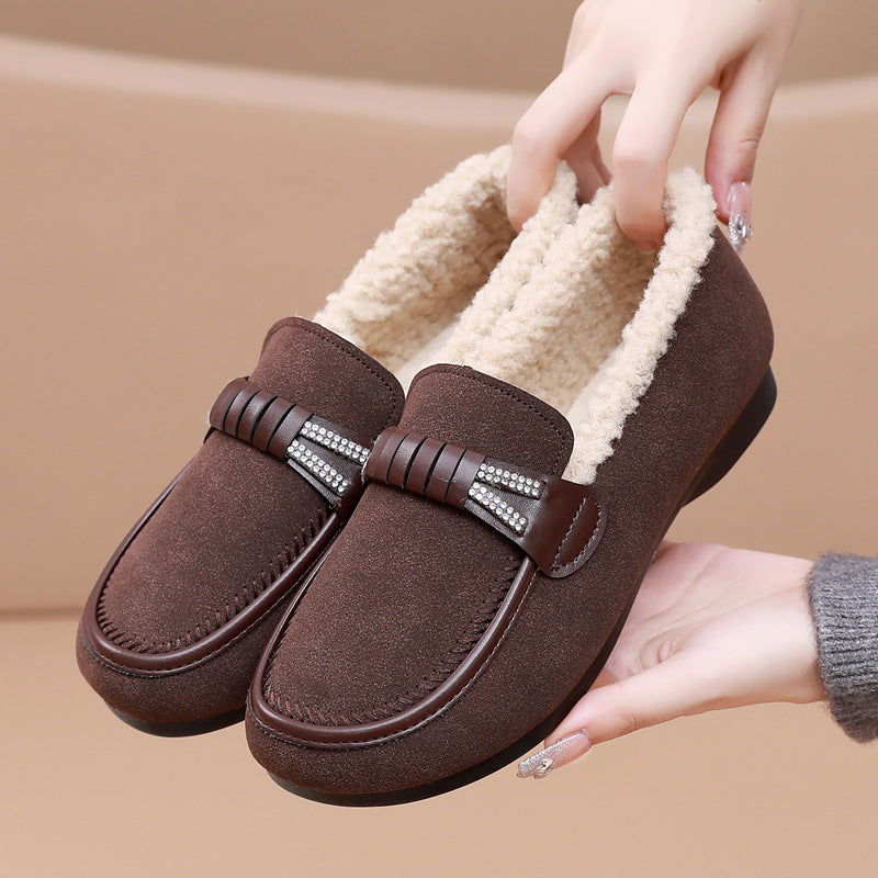 Mocassins pour femmes avec doublure chaude pour l'automne - Mirie