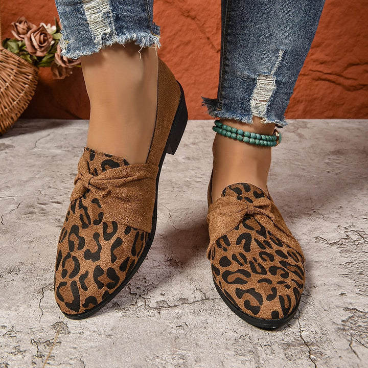 Mocassins féminins avec noeud - Elvira