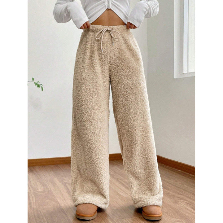 Pantalon texturé en peluche pour femme - Avenne