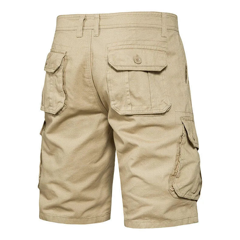 Short décontracté à poches cargo en coton pour hommes - Jason