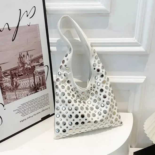 Sac à bandoulière avec détails métalliques - Mariela