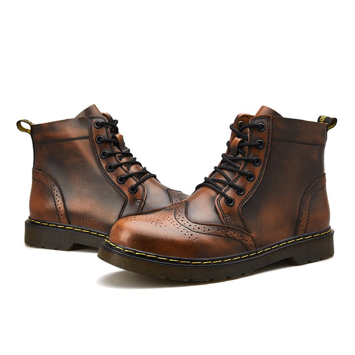 Bottes mi-mollets contemporaines pour hommes - Jadrik