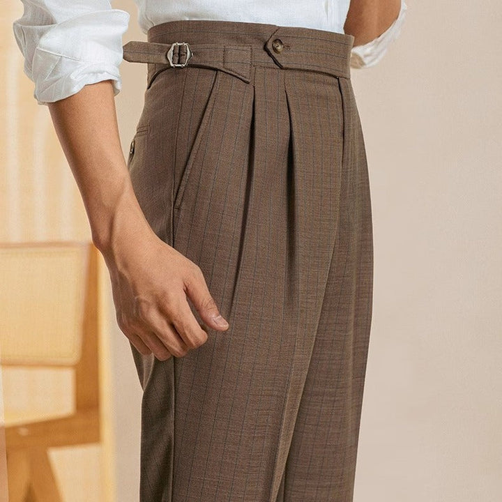 Pantalon habillé taille haute pour homme - Ravel