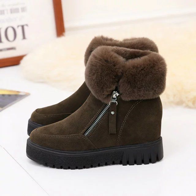 Bibi - Bottes de Neige Courtes Talon Intégré