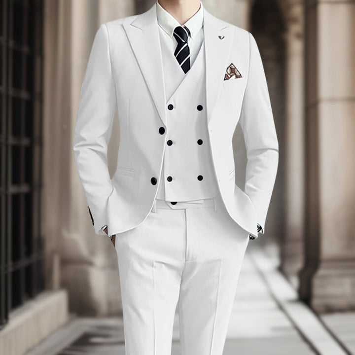 Paolo - Costume de mariage élégant ensemble 3 pièces