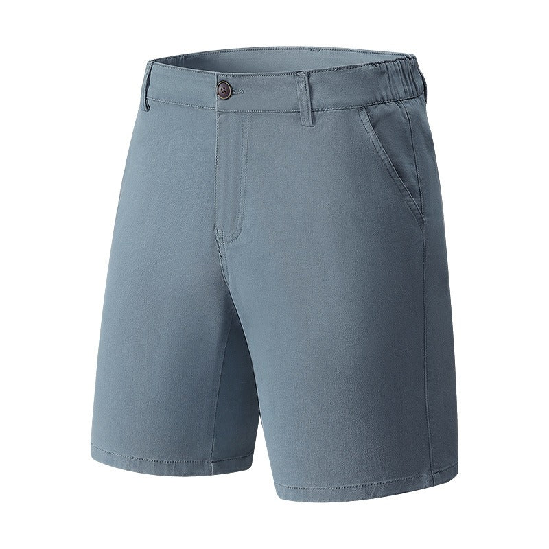 Short droit décontracté en tissu extensible pour hommes - Andrés