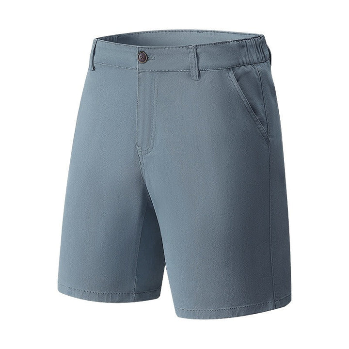 Short droit décontracté en tissu extensible pour hommes - Andrés