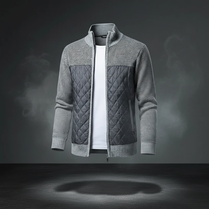 Veste en maille matelassée pour hommes - Foster