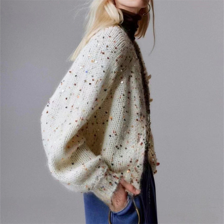 Cardigan effet lumineux pour femme - Naelis