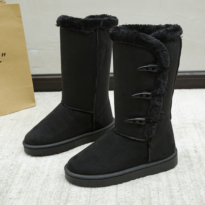 Bottes d'hiver hautes pour femmes avec doublure - Jammy