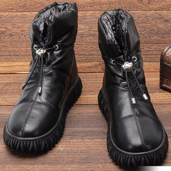 Bottines rembourrées et imperméables à lacets pour femmes - Ivonne