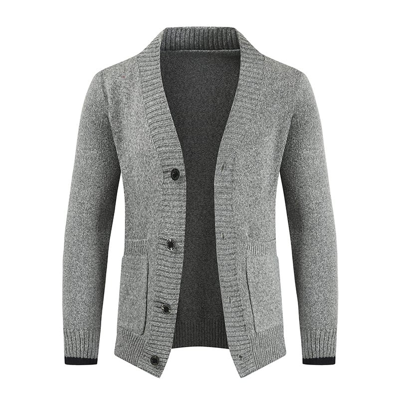 Cardigan en maille à col châle pour homme - Emil