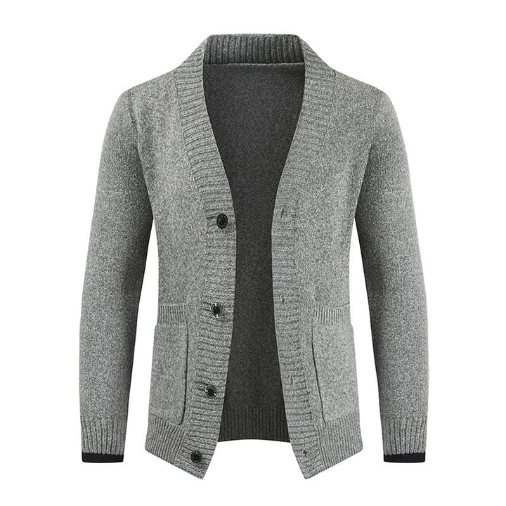 Cardigan en maille à col châle pour homme - Emil