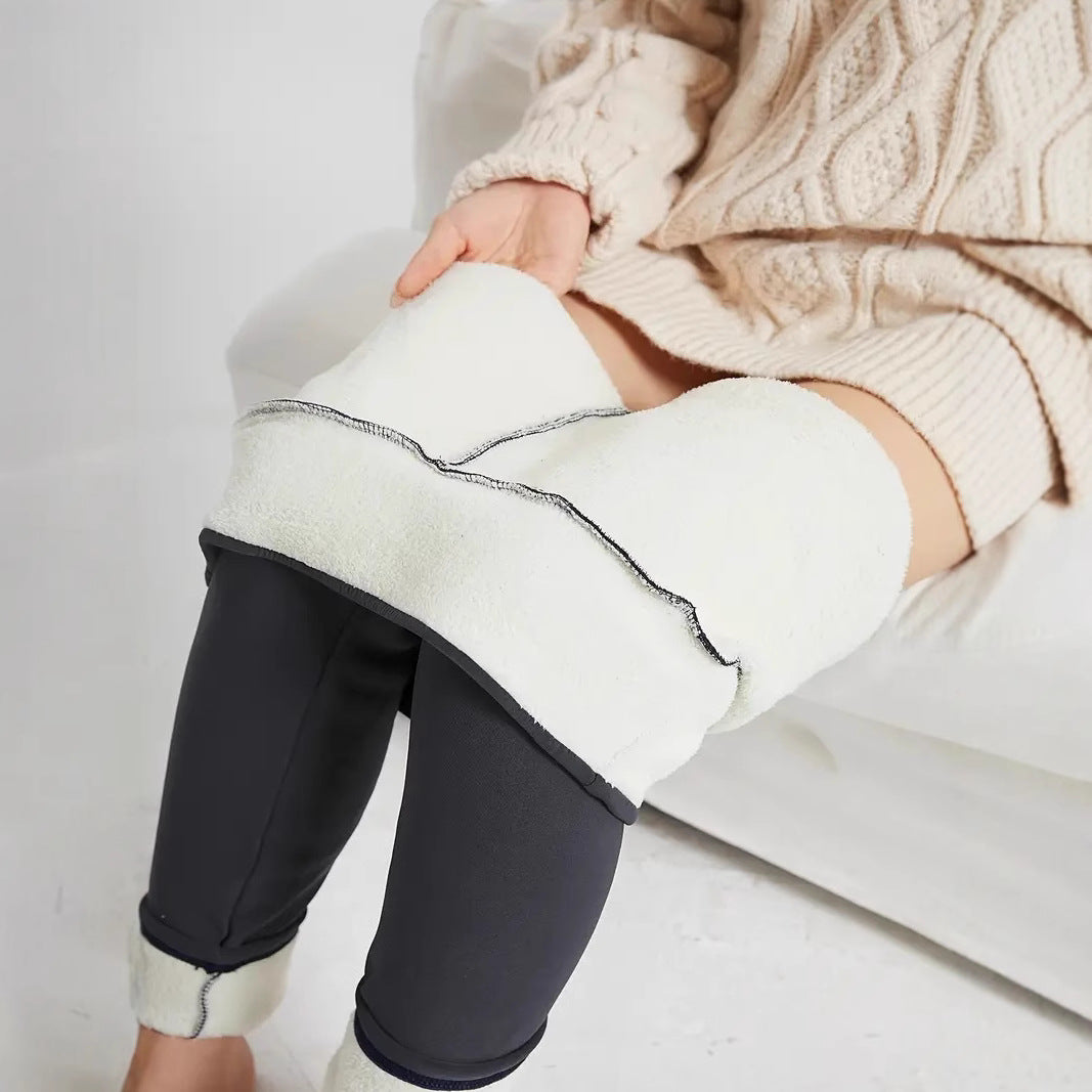 Leggings femme effet thermique doux - Myrilene