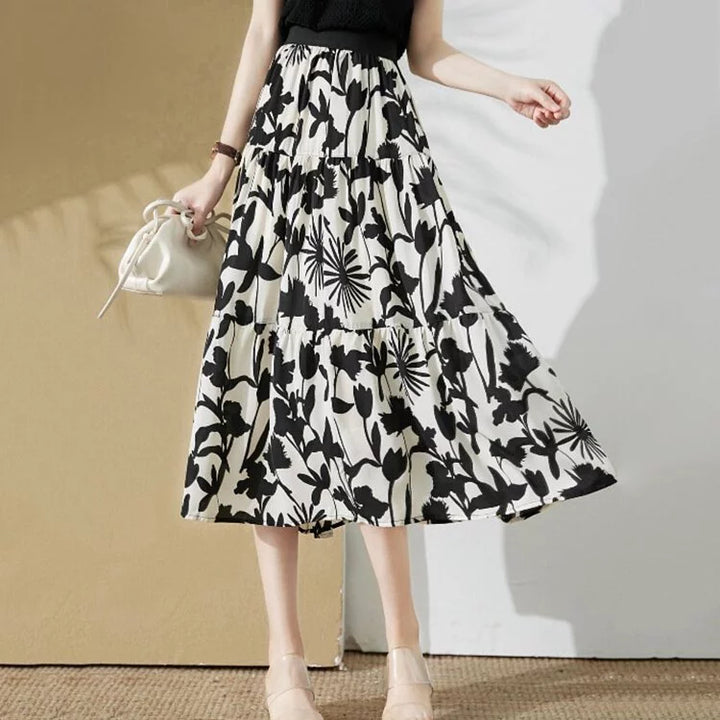 Jupe imprimée au design élégant, parfaite pour un look chic et sophistiqué