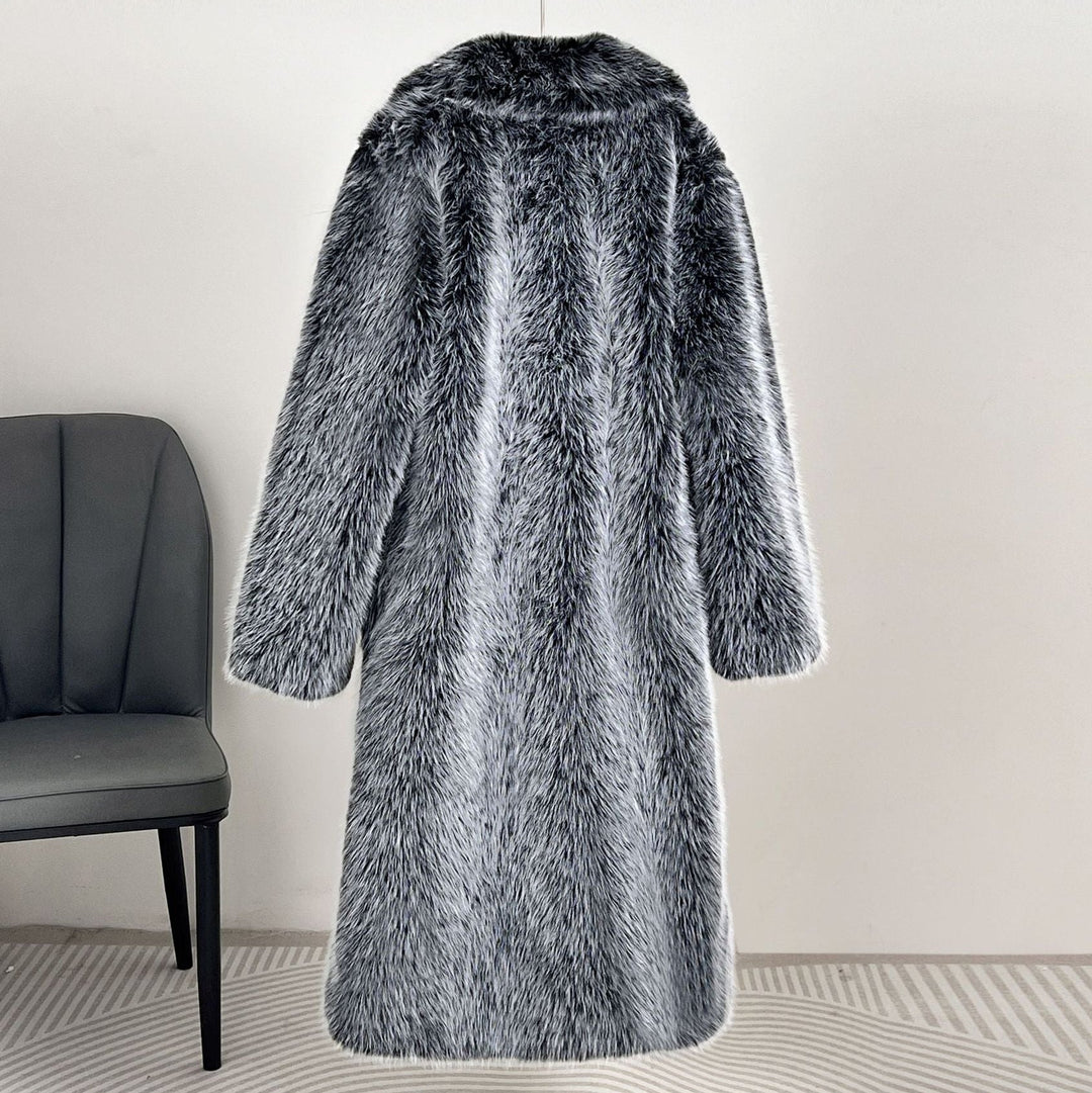 Manteau élégant en fourrure synthétique pour femme - Narelle