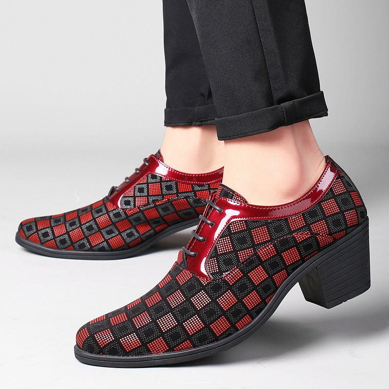 Chaussures pour homme talon bloc pointu - Enric