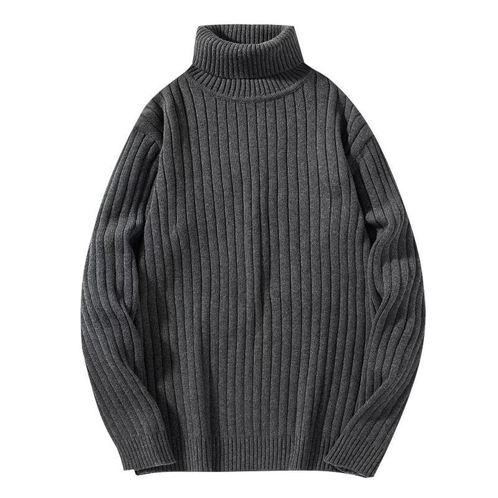 Pull à col roulé en maille côtelée pour homme - Darel