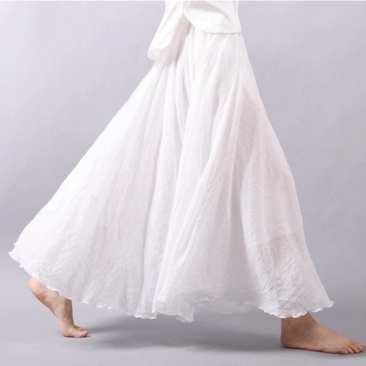 Jupe plissée décontractée pour femmes dans le style boho - confortable & décontractée