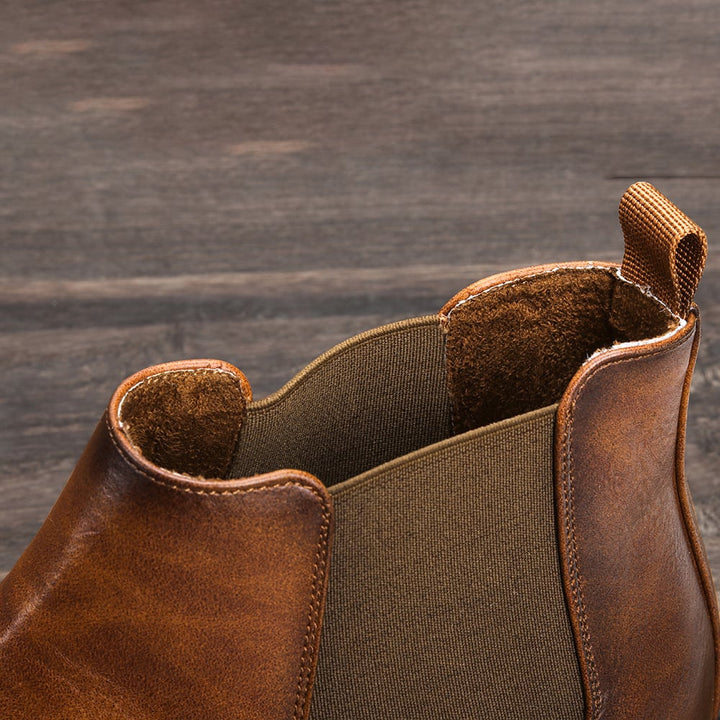 Bottes en cuir imperméables pour hommes - Narev