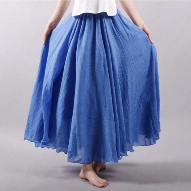 Jupe plissée décontractée pour femmes dans le style boho - confortable & décontractée