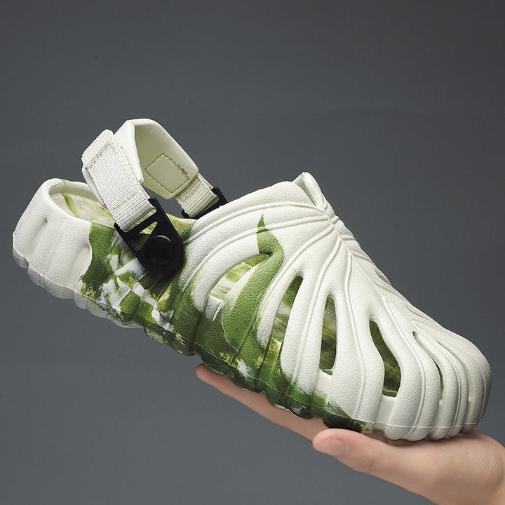Sandales pour hommes en caoutchouc moulé au design ergonomique et respirant - Mauro