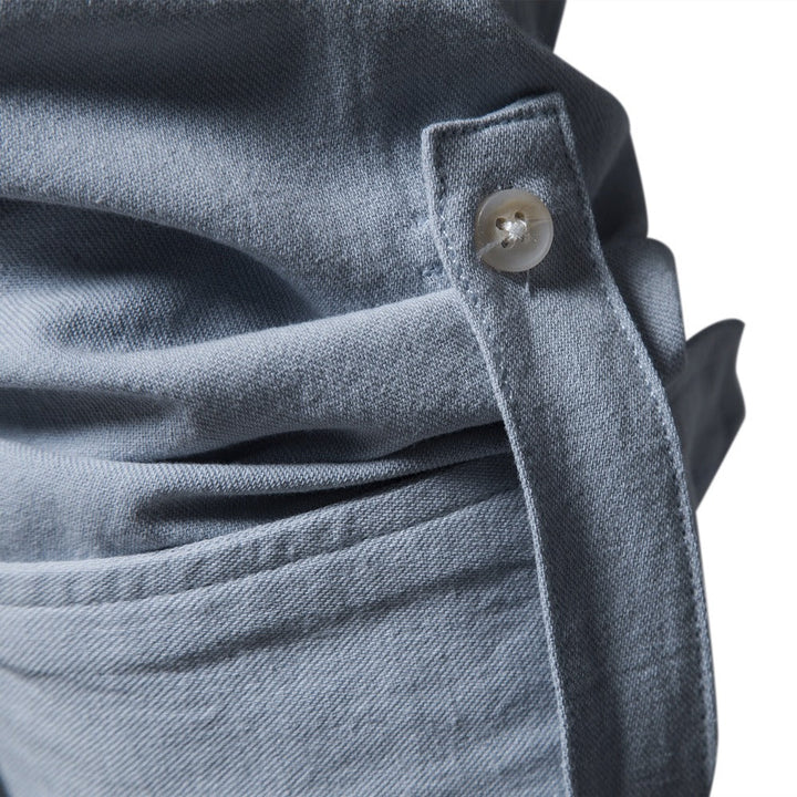 Chemise homme en coton, poches avant, style décontracté - Nicolas