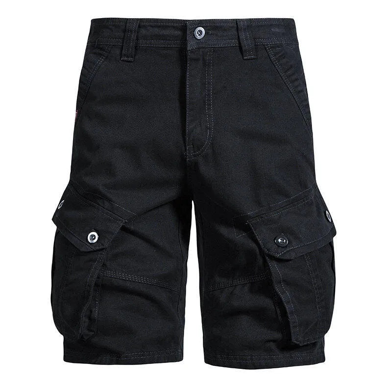 Short décontracté à poches cargo en coton pour hommes - Jason