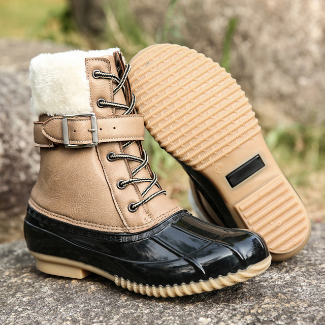 Bottes imperméables pour femmes avec doublure chaude et semelle antidérapante - Maeve