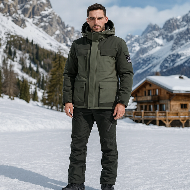 Veste de ski imperméable et coupe-vent pour homme - Frostmark