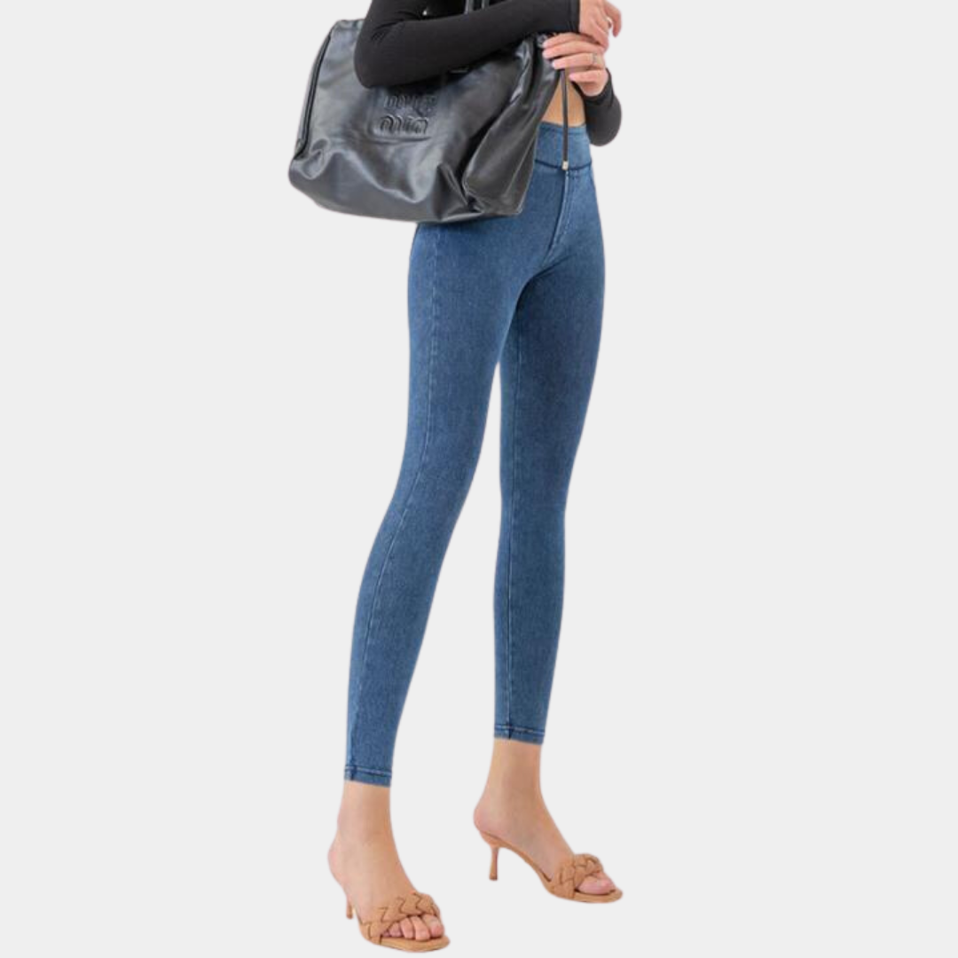 Nettie - Leggings en denim ajustés pour femmes