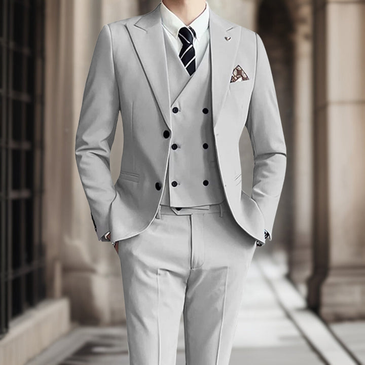 Paolo - Costume de mariage élégant ensemble 3 pièces