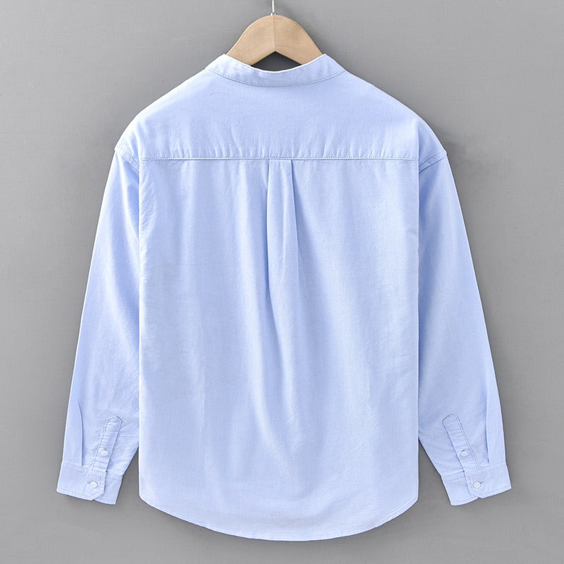 Chemise ample en coton lavé pour hommes - Elias