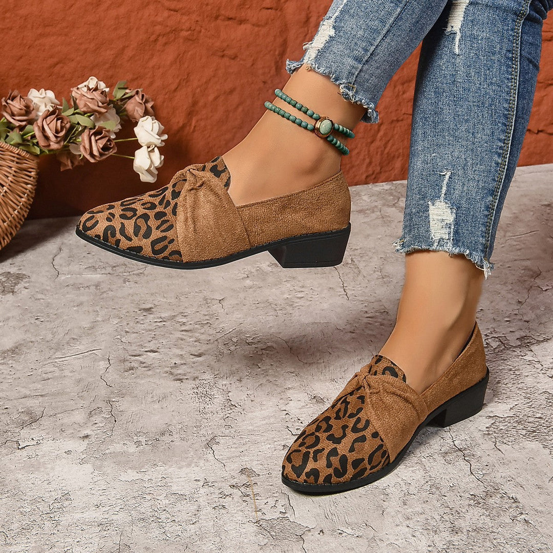 Mocassins féminins avec noeud - Elvira