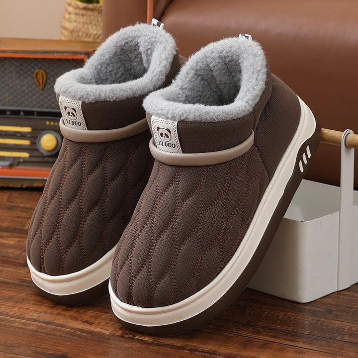 Chaussons unisexes matelassés avec doublure chaude - Frakie
