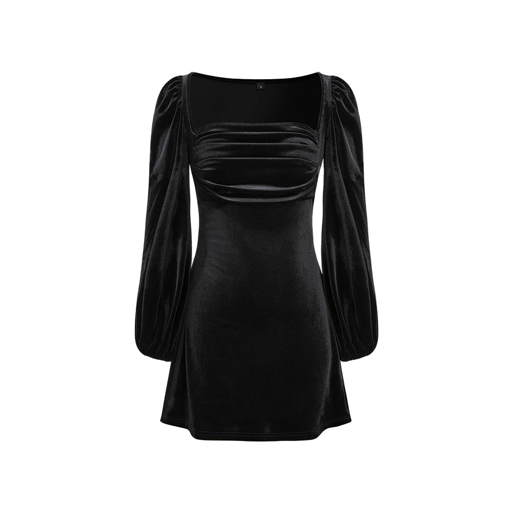 Robe en velours pour femme - Yalena