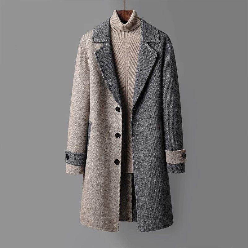 Manteau en laine pour homme, coupe moyenne - Diogo