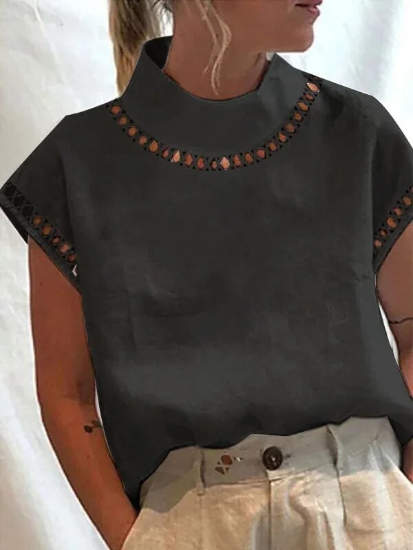 Marieky - Blouse vintage décontractée pour femme