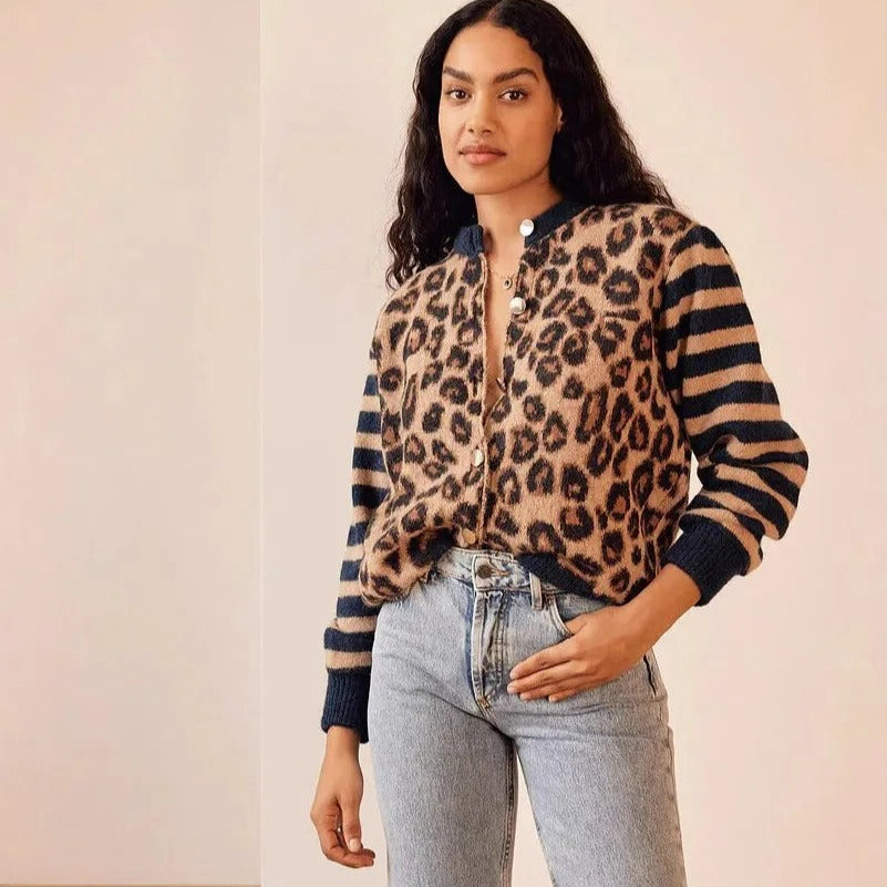 Gilet femme à imprimé moderne - Alvéra