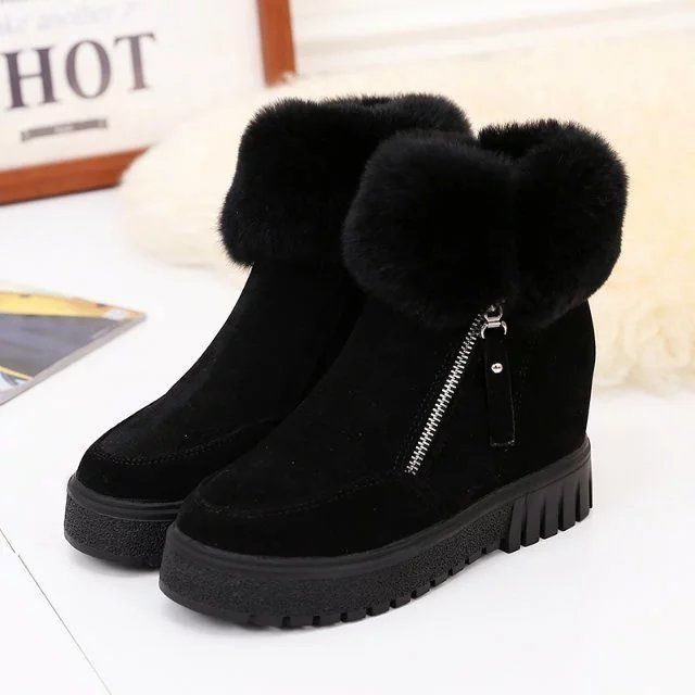 Bibi - Bottes de Neige Courtes Talon Intégré