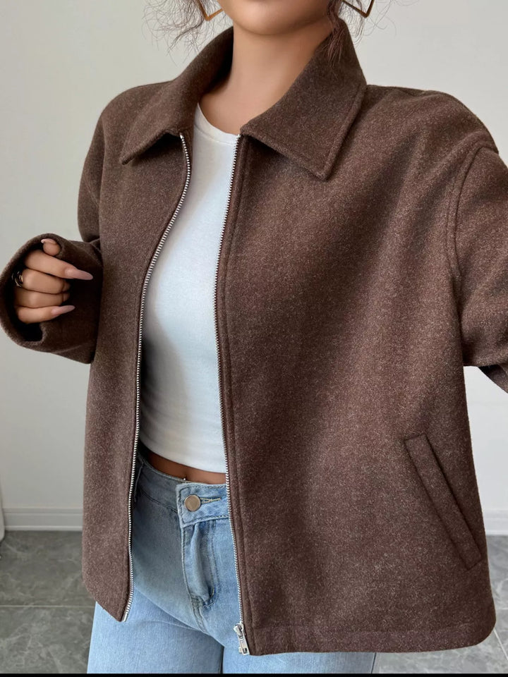 Veste zippée décontractée pour femmes - Alena