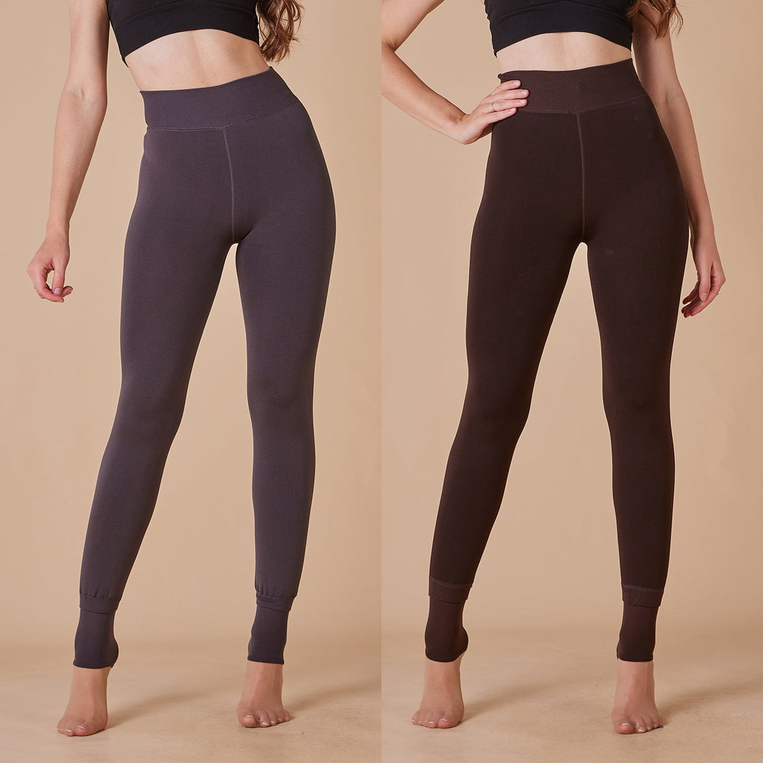Leggings thermiques avec doublure en polaire - Aube