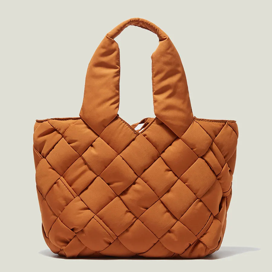 Sac à main en toile matelassée pour femme - Sara