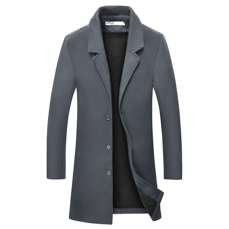 Manteau classique effet laine pour homme - Adrivan