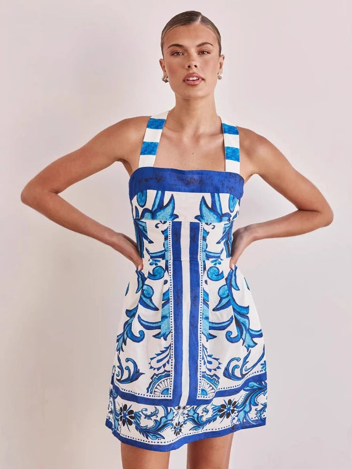 Samira - Robe d'été imprimée pour femmes