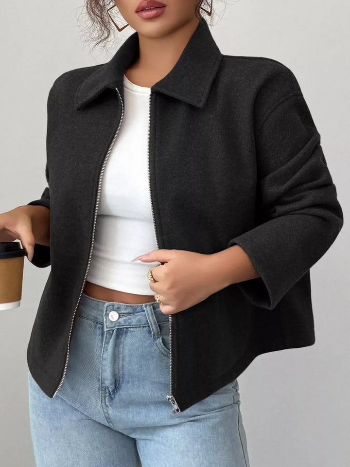 Veste zippée décontractée pour femmes - Alena