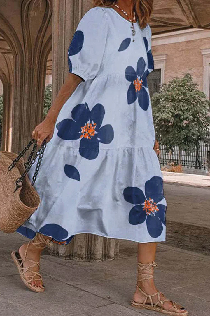 Robe à jupe volante idéale pour un look féminin et romantique