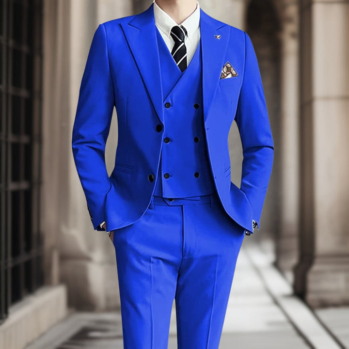 Paolo - Costume de mariage élégant ensemble 3 pièces